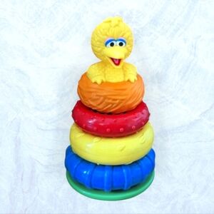 Vintage Big Bird Stack A Nest Toy‎